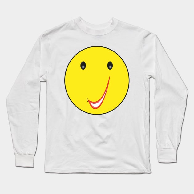 Fine Smile - Half Smile 06. Long Sleeve T-Shirt by ezunique